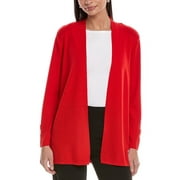 Anne Klein womens Kissing Front Cardigan, m, Red